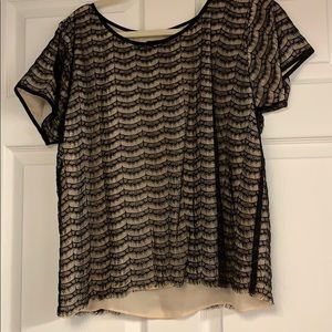 Layered Black Dress Top